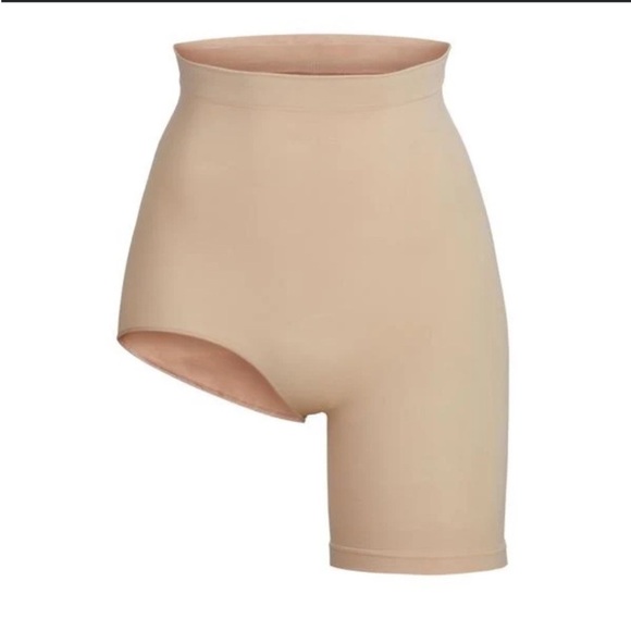 New Skims Solution Short One Leg Right Leg Exposed Compression Shapewear XXS XS - Picture 1 of 9